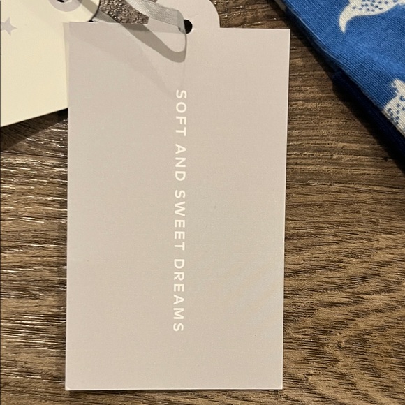 Cloud Island Navy Shark Pattern Kids Infant Baby Footie Sleeper - 3 Pack - Picture 8 of 8